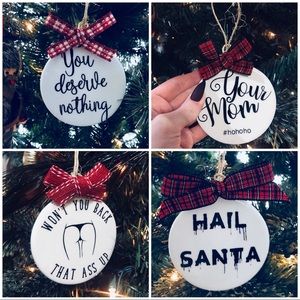 Attention grabbing ornaments 😏 (only ONE)
